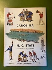 Vintage 1949 North Carolina Tar Heels vs NC State College Football Program Rare picture