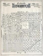 1888 Farm Line Map of Roberts County Texas picture