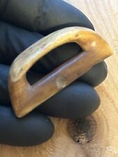 Tomachee Artifacts 👣 ESKIMO INUITS LITTLE ULU KNIFE HANDLE BERING SEA ALASKA🔥 picture