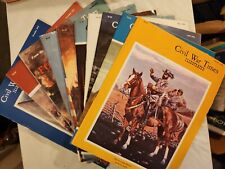 Lot of 10 Civil War Times Illustrated Magazines 1976 picture