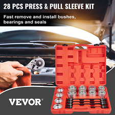 VEVOR 28 PCS Pull and Press Sleeve Kit, 45# Steel Removal Installation Bushes Be picture