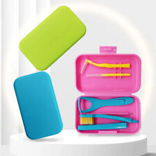 Dental Portable Travel Cleaning Kit Set Storage Box Protective 4Pcs/1set picture