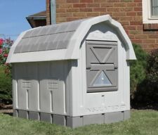 Outdoor Pet House L Insulated Easy Pass Through Door Self Closing ASL Dog Palace picture