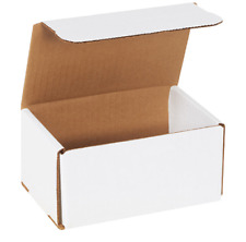 50 Pack 6x4x3 White Corrugated Shipping Mailer Packing Box Boxes 6