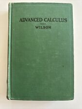 Antique 1912 Mathematics Textbook-Advanced Calculus by MIT’s E B Wilson HC picture