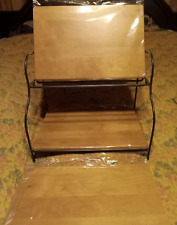 Longaberger 9 x 14 Woodcrafts SHELF - 5 TIER STAND or SM BAKERS RACK 2 available picture