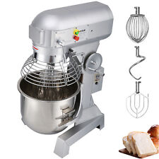 VEVOR Commercial Food Mixer Dough Food Mixer 10Qt 3 Speeds Pizza Bakery 450W picture