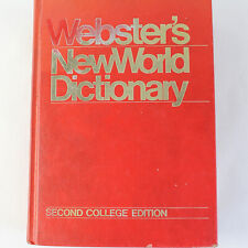 Vintage 1982 Webster New World Dictionary Second College Edition Simon Schuster picture