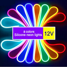 12V Silicone LED Neon Rope Strip Lights Waterproof Home Car In/Outdoor Lighting picture