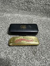Hohner 125th Anniversary Limited Edition Golden Melody Harp Harmonica picture