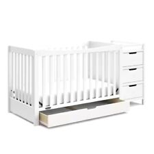 GRACO Remi White 4-in-1-Convertible Crib, Changing Table and Storage picture