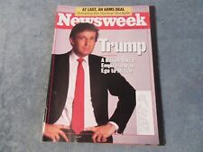 Newsweek magazine September 28th 1987 Donald Trump cover arms deal war picture