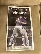 2023 Texas Rangers World Series Champions Newspaper - The Dallas Morning News  picture