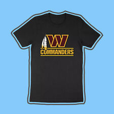 Washington Football New 2022 Commanders Redskins Logo Black T-Shirt Size S - 5XL picture