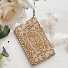 Antique French Book Pink And Gold 1800s Antique Book Shabby Decor picture