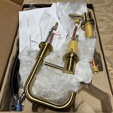 Signature Hardware 483894 Lexia 1.2GPM Widespread Bathroom Faucet Pop-Up Gold picture