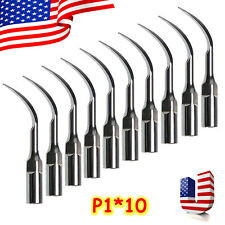 10 Pcs Dental Ultrasonic Scaler Perio Tips P1 Fit Woodpecker EMS Handpiece ns picture