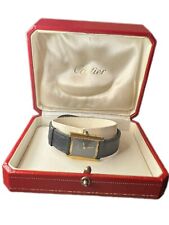 Excellent Condition Vintage Must De Cartier Tank Vermeil Argent w box picture