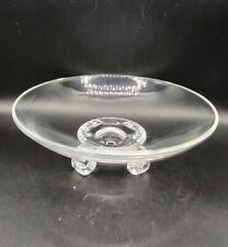 Stueben Signed Clear Glass Footed Bowl picture
