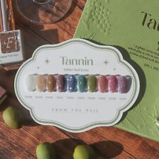 FROM THE NAIL TANNIN 10 Colors Set Glitter Gel Nail Polish K-Beauty picture