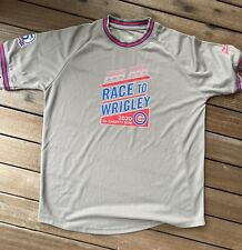 Cubs Budweiser Race To Wrigley 2020 5K Charity Run Jersey Shirt sz Large picture