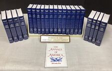 THE ANNALS OF AMERICA 21 Volume Set + Introduction Booklet HC Very Good picture