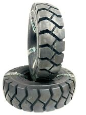 TWO new 7.00-12 FORKLIFT TIRE With Tubes, Flap Grip Plus Heavy duty 700-12 picture