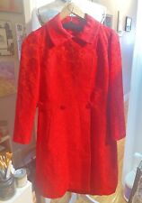 HANBURY Ltd Vintage 2 Piece Dress Jacket Red Ensemble High end Vintage Size 6 8 picture