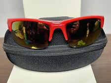 Vintage Oakley Bottlecap Sunglasses Red Frame With Mirrored Lenses. picture