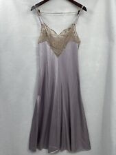 Vintage Emilio Pucci Formfit Nightgown Womens Small Purple Lace Long READ DETAIL picture