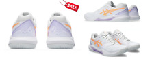 SALE - ASICS Women's Gel-Dedicate 8 Pickleball Shoes - White/Orange picture