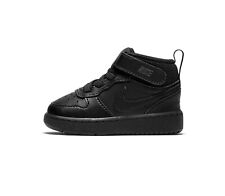 Nike Little Kids Court Borough Mid 2, Black, Different Sizes, CD7784-001 picture