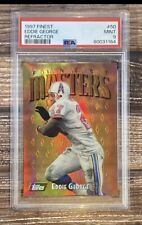  1997 Topps Finest Eddie George #50 Masters Refractor PSA9 picture