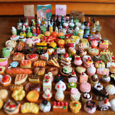 24PC 1/6 Miniature Dollhouse Food Supermarket Mini Cakes Wine Drinks Accessories picture