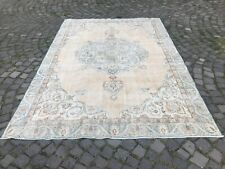 Turkish large rug, Handmade rug, Vintage rug, Boho home, 6.0 x 8.7 ft. Wool Rug picture