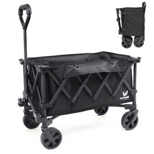 Utility Wagon Collapsible Folding Wagon Cart,Beach Heavy Duty for Picnic Beach picture