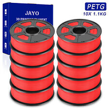 JAYO 10Rolls 1.75mm Filament 3D Printer PLA PLA+ SILK PETG 1.1KG Low Shrinkage picture