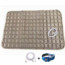 EMF EMI Reducing Earthing Grounded Silver Blankets & Throws Plush Pad Sheet Mats picture