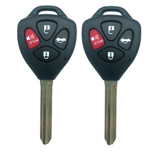 2 For 2010 2011 2012 2013 Toyota Corolla Keyless Car Remote Uncut Key Fob G Chip picture