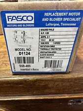 Fasco D1124 Hvac Motor, Open Air-Over, 1/20 Hp, 1,550 Nameplate Rpm, 1 Speed, picture