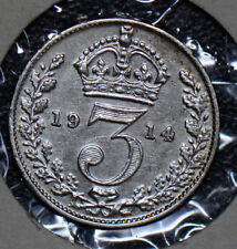 Great Britain 1914 3 Pence silver threepence 190192 combine shipping picture