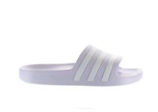 Adidas Womens Adilette Aqua Light Purple Slides UK 9 picture