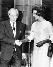 Prime Minister Harold Macmillan bids farewell Jacqueline Kenne- 1961 Old Photo picture