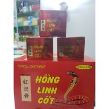 03 Boxes Vietnam Hong Linh Cot 20g Medicated Balm Oil Help Muscle Pain Sprains picture
