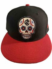 New Era 5950 Corpus Christi Hooks Sugar Skull Fitted Cap Size 7 5/8 New W/o Tags picture
