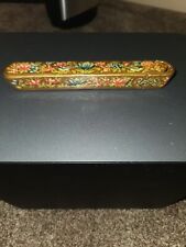 Antique Persian Qalamdan Paper Mache Laquered Pencil Holder 19th Century$300 OBO picture