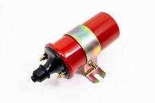 Ignition Coil Canister Remote Mount Oil Filled HEI 45K Volt 12V Chevy Ford RED picture