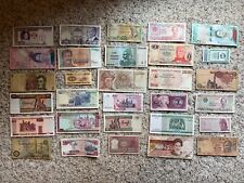 30 DIFFERENT Banknotes Assorted Circulated Currency Foreign World Paper Money picture