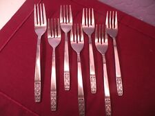 IMPERIAL CORTINA Stainless 6 Salad Forks & 1 Dinner Fork Korea picture