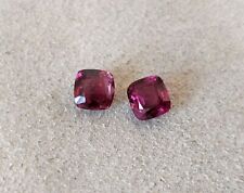 Natural Red Spinel 5.50 mm Cushion Cut Match Pair Clean & Excellent cut Gemstone picture